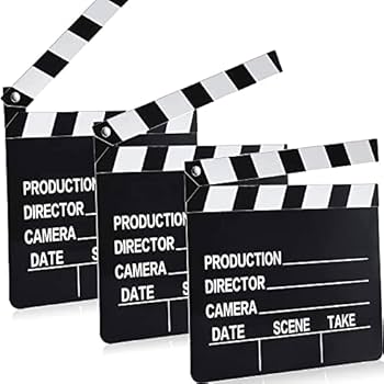 stina director’s item typeS white Amazon.com: Professional Movie Directors Clapboard